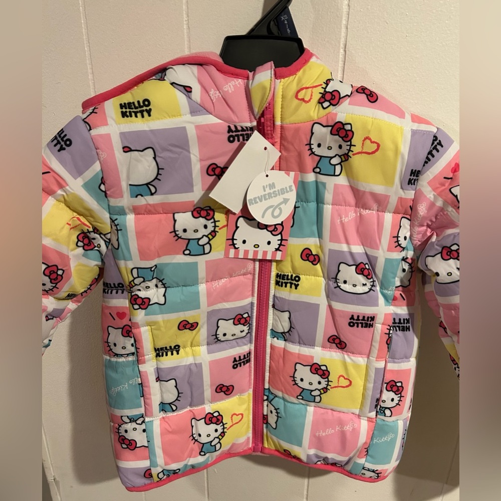 Hello Kitty Colorful Puffer Jacket - Picture 3 of 5